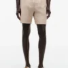 Regular Fit 7″ Shorts aus Baumwoll-Leinen-Mischung Regular Fit 7″ Shorts aus Baumwoll-Leinen-Mischung