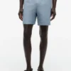 Regular Fit 7″ Shorts aus Baumwoll-Leinen-Mischung Regular Fit 7″ Shorts aus Baumwoll-Leinen-Mischung
