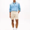 Regular Fit 7″ Shorts aus Baumwoll-Leinen-Mischung Regular Fit 7″ Shorts aus Baumwoll-Leinen-Mischung