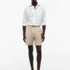 Regular Fit 7″ Shorts aus Baumwoll-Leinen-Mischung Regular Fit 7″ Shorts aus Baumwoll-Leinen-Mischung