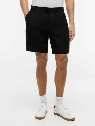 Regular Fit 8″ Shorts aus Leinenmischung