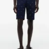Regular Fit 9″ Shorts mit Segelflaggen-Print Regular Fit 9″ Shorts mit Segelflaggen-Print