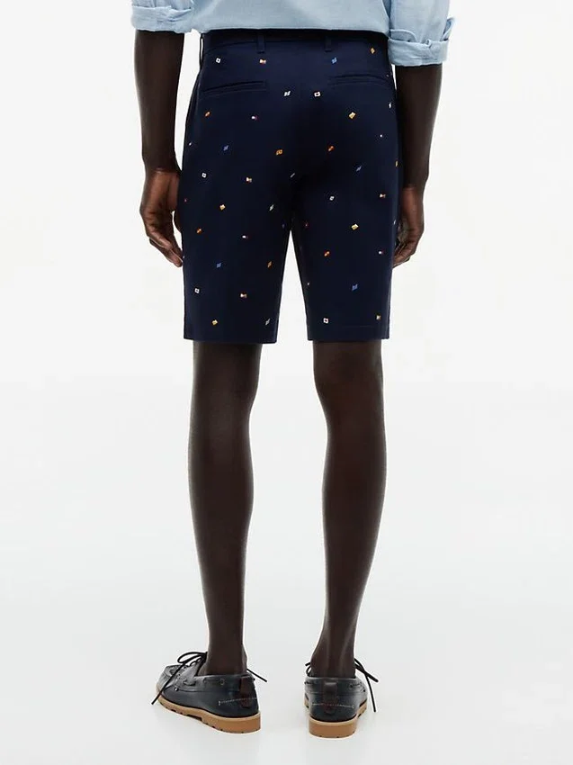 Regular Fit 9″ Shorts mit Segelflaggen-Print Regular Fit 9″ Shorts mit Segelflaggen-Print