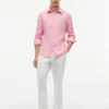 Regular Fit Gestreiftes Leinenhemd Regular Fit Gestreiftes Leinenhemd