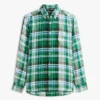 Regular Fit Madras-Karomuster-Leinenhemd Regular Fit Madras-Karomuster-Leinenhemd