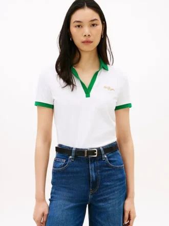 Regular Fit Polo mit gesticktem Schriftzug-Logo