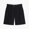 Relaxed Fit 10″ Plissee-Shorts mit Gürtel Relaxed Fit 10″ Plissee-Shorts mit Gürtel
