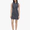 Ärmelloses gestreiftes Polokleid Ärmelloses gestreiftes Polokleid