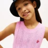 Ärmelloses Häkelkleid für Kinder