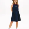 Ärmelloses Kleid für Kinder mit gewelltem Flaggenlogo