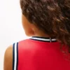 Ärmelloses Kleid für Kinder mit gewelltem Flaggenlogo