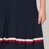 Ärmelloses Plissee-Polo-Kleid für Kinder