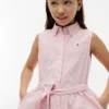 Ärmelloses Shirtkleid mit Gürtel für Kinder Ärmelloses Shirtkleid mit Gürtel für Kinder