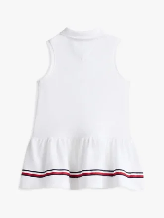 Ärmelloses Stretch-Polokleid für Babys