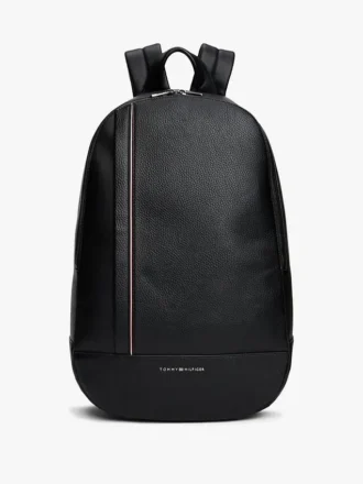 Rucksack mit Logo-Streifen und Kieselstruktur