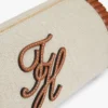 Script Monogram Leinen-Tasche mit Kettenriemen Script Monogram Leinen-Tasche mit Kettenriemen
