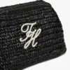 Script Monogram Raffia Clutch Script Monogram Raffia Clutch