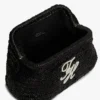 Script Monogram Raffia Clutch Script Monogram Raffia Clutch