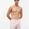 Script Monogram Striped 5″ Badehose