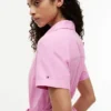 Shirtkleid aus Leinen-Baumwoll-Mischung mit Gürtel Shirtkleid aus Leinen-Baumwoll-Mischung mit Gürtel