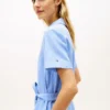 Shirtkleid aus Leinen-Baumwoll-Mischung mit Gürtel Shirtkleid aus Leinen-Baumwoll-Mischung mit Gürtel