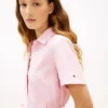 Shirtkleid aus Leinen-Baumwoll-Mischung mit Gürtel Shirtkleid aus Leinen-Baumwoll-Mischung mit Gürtel