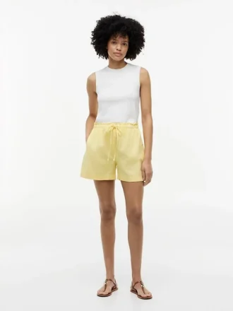 Shorts aus Leinen-Baumwoll-Mischung Shorts aus Leinen-Baumwoll-Mischung
