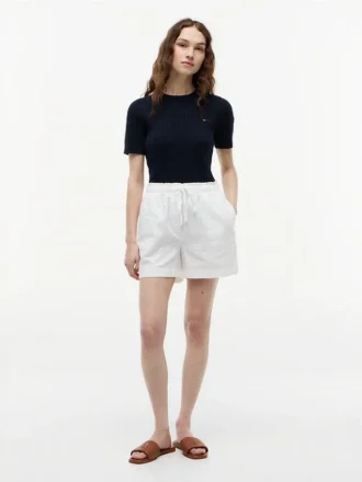 Shorts aus Leinen-Baumwoll-Mischung Shorts aus Leinen-Baumwoll-Mischung