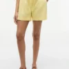 Shorts aus Leinen-Baumwoll-Mischung