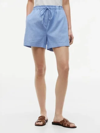 Shorts aus Leinen-Baumwoll-Mischung Shorts aus Leinen-Baumwoll-Mischung