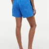 Shorts aus Leinen-Baumwoll-Mischung