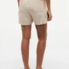 Shorts aus Leinen-Baumwoll-Mischung