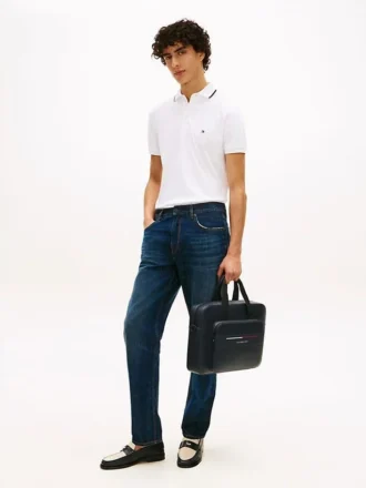 Signature Stripe Laptoptasche