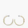 Signature Stripe Ridged Hoop Earring Signature Stripe Ridged Hoop Earring