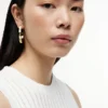 Signature Stripe Ridged Hoop Earring Signature Stripe Ridged Hoop Earring