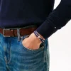Silikonarmband mit charakteristischen Streifen Silikonarmband mit charakteristischen Streifen