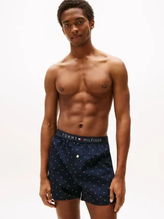 Slim Fit Boxershorts aus gewebtem Stoff