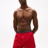 Slim Fit Boxershorts aus gewebtem Stoff Slim Fit Boxershorts aus gewebtem Stoff