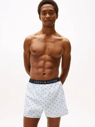Slim Fit Boxershorts aus gewebtem Stoff