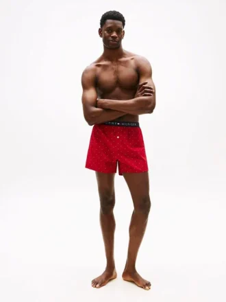 Slim Fit Boxershorts aus gewebtem Stoff