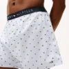 Slim Fit Boxershorts aus gewebtem Stoff Slim Fit Boxershorts aus gewebtem Stoff