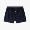 Slim Fit Boxershorts aus gewebtem Stoff Slim Fit Boxershorts aus gewebtem Stoff