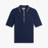 Slim Fit Kurzarm-Polo mit Zierstreifen Slim Fit Kurzarm-Polo mit Zierstreifen