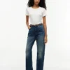 Slim Fit Pointelle T-Shirt mit Rundhalsausschnitt Slim Fit Pointelle T-Shirt mit Rundhalsausschnitt