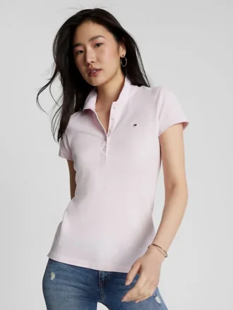 Slim-Fit-Polo aus Stretch-Baumwolle