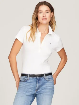 Slim-Fit-Polo aus Stretch-Baumwolle