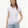 Slim-Fit-Polo mit Reißverschluss