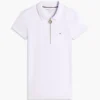 Slim-Fit-Polo mit Reißverschluss