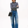 Slim Fit Polo-Strickjacke aus Woll-Seiden-Mischung Slim Fit Polo-Strickjacke aus Woll-Seiden-Mischung