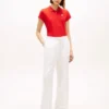 Slim Fit Script Monogram Stretch Polo Slim Fit Script Monogram Stretch Polo